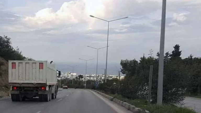 Şirketler, Girne – Lefkoşa yolundaki ağır vasıta kısıtlamasını ihlal ediyor!